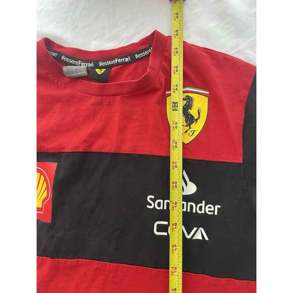 Puma Ferrari Shirt Mens Large Red Black Race Merch T-shirt - Picture 6 of 10